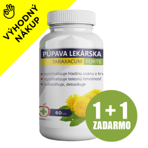 PÚPAVA LEKÁRSKA (60 kapsúl +60 kapsúl)